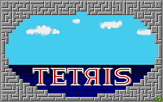 Tetris atari screenshot